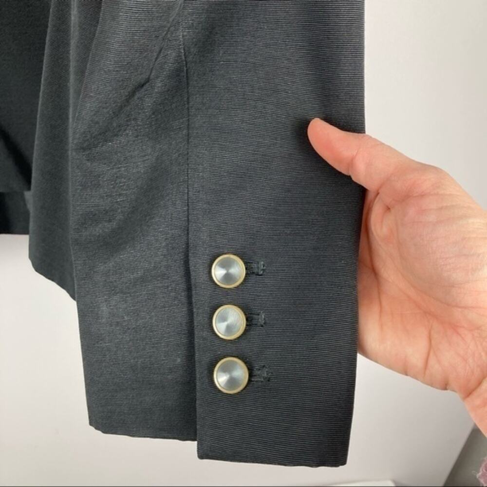 Cabi Double Breasted‎ Black Blazer #987 Size 6 Business Casual y2k 90s - Picture 5 of 8
